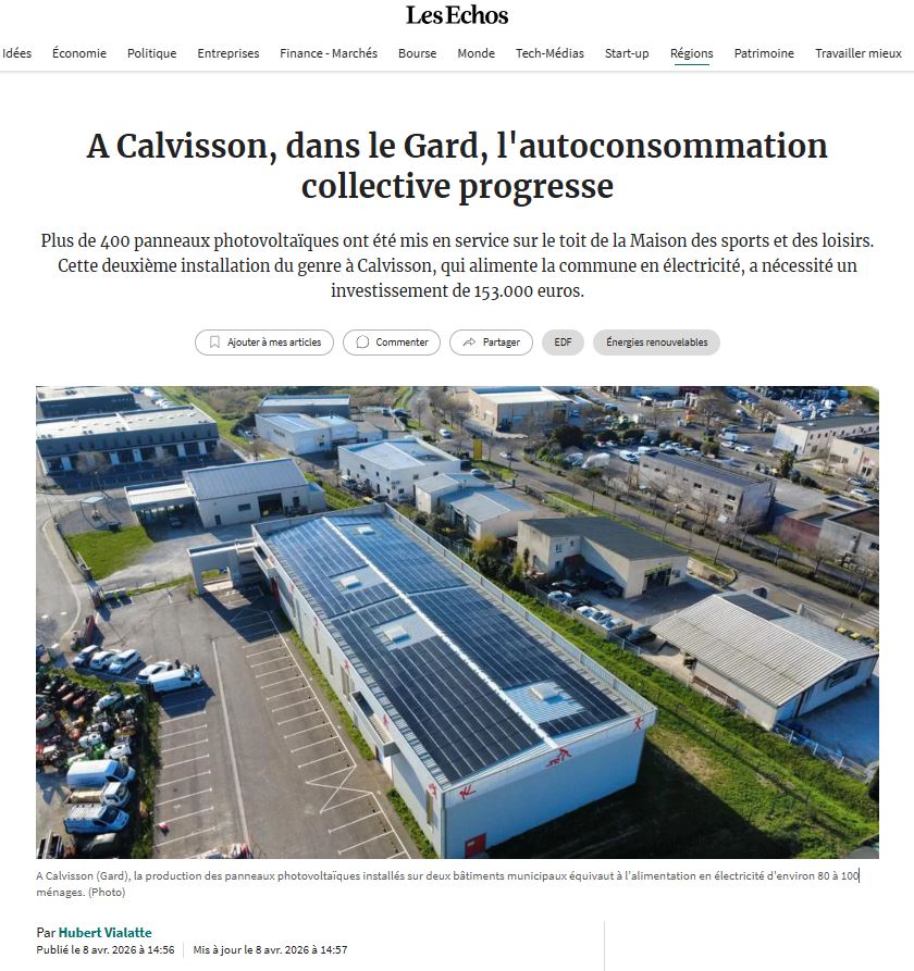 Les Echos 8 avril 2026