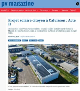 PV Magazine 27 mars 2026